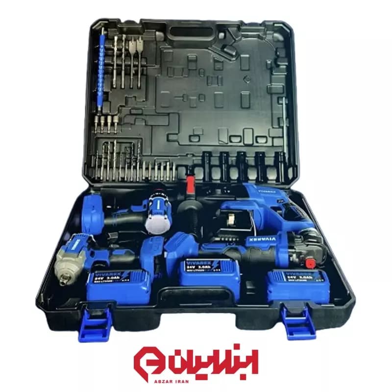 کیت شارژی براشلس چهار عددی ویوارکس VR2404 – BCK — تصویر ۲