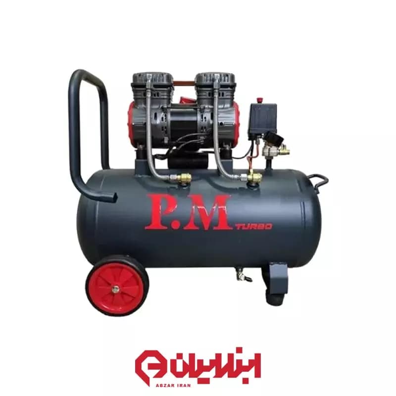 کمپرسور باد 50 لیتری سایلنت توربو پی ام مدلTM50
