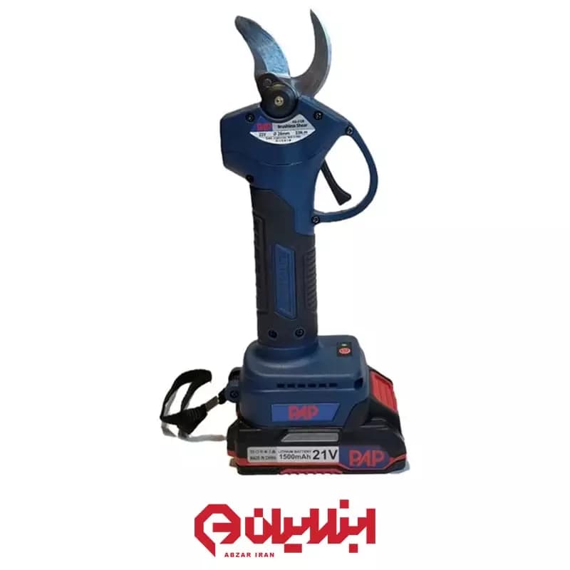 قیچی باغبانی شارژی 21 ولت براشلس پی ای پی مدل BS-2128 — تصویر ۶