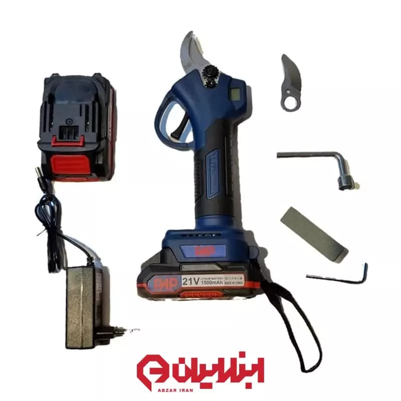 قیچی باغبانی شارژی 21 ولت براشلس پی ای پی مدل BS-2128 — تصویر ۵