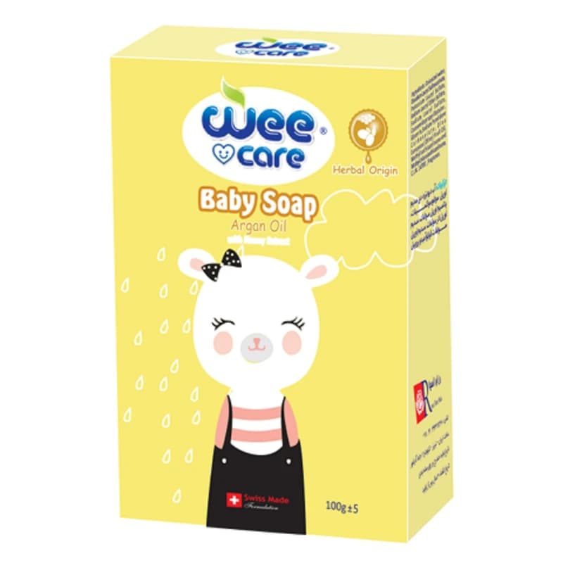 صابون بچه وی کر مدل عصاره عسل و روغن آرگان وزن 100 گرم — تصویر ۲