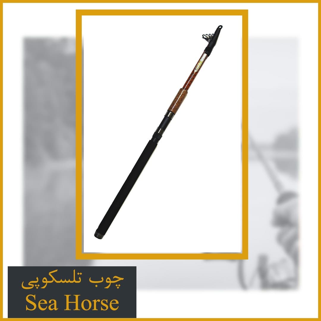 چوب ماهیگیری تلسکوپی سیهورس کربن 3.60 – Sea Horse