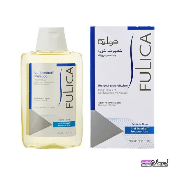 شامپو ضد شوره فولیکا مصرف روزانه FULICA ANTI DANDRUFF SHAMPOO حجم200ml اصل
