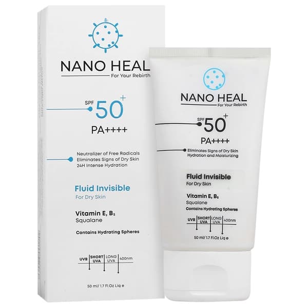 فلویید ضد آفتاب پوست خشک SPF50 نانو هیل
