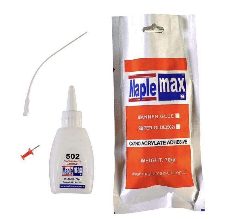 چسب قطره ای ساندیسی مپل مکس Maple max 502 (70گرم) — تصویر ۲