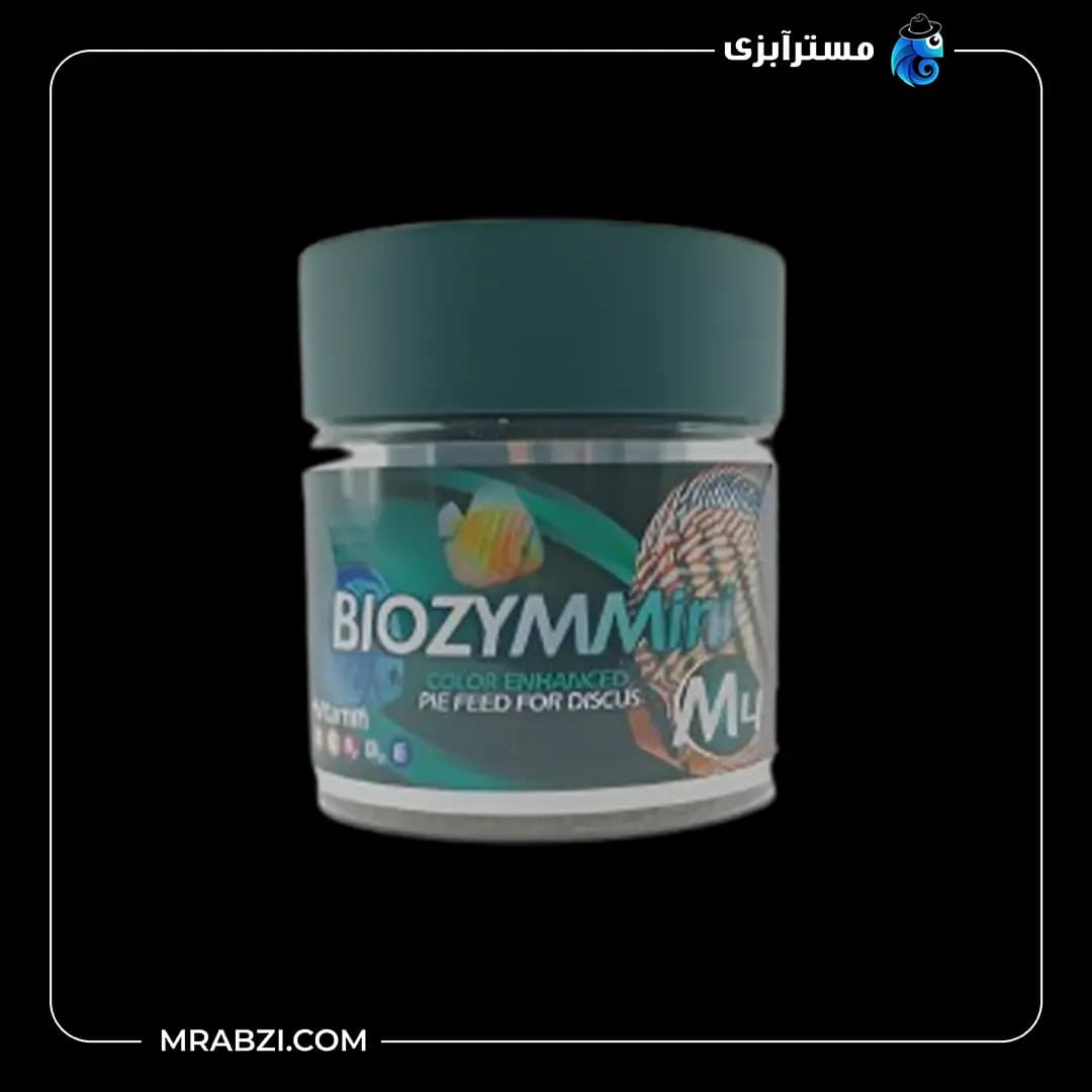 غذای تقویت رنگ دیسکس و ماهیان زینتی بایوزیم (60 گرم) کد M401
