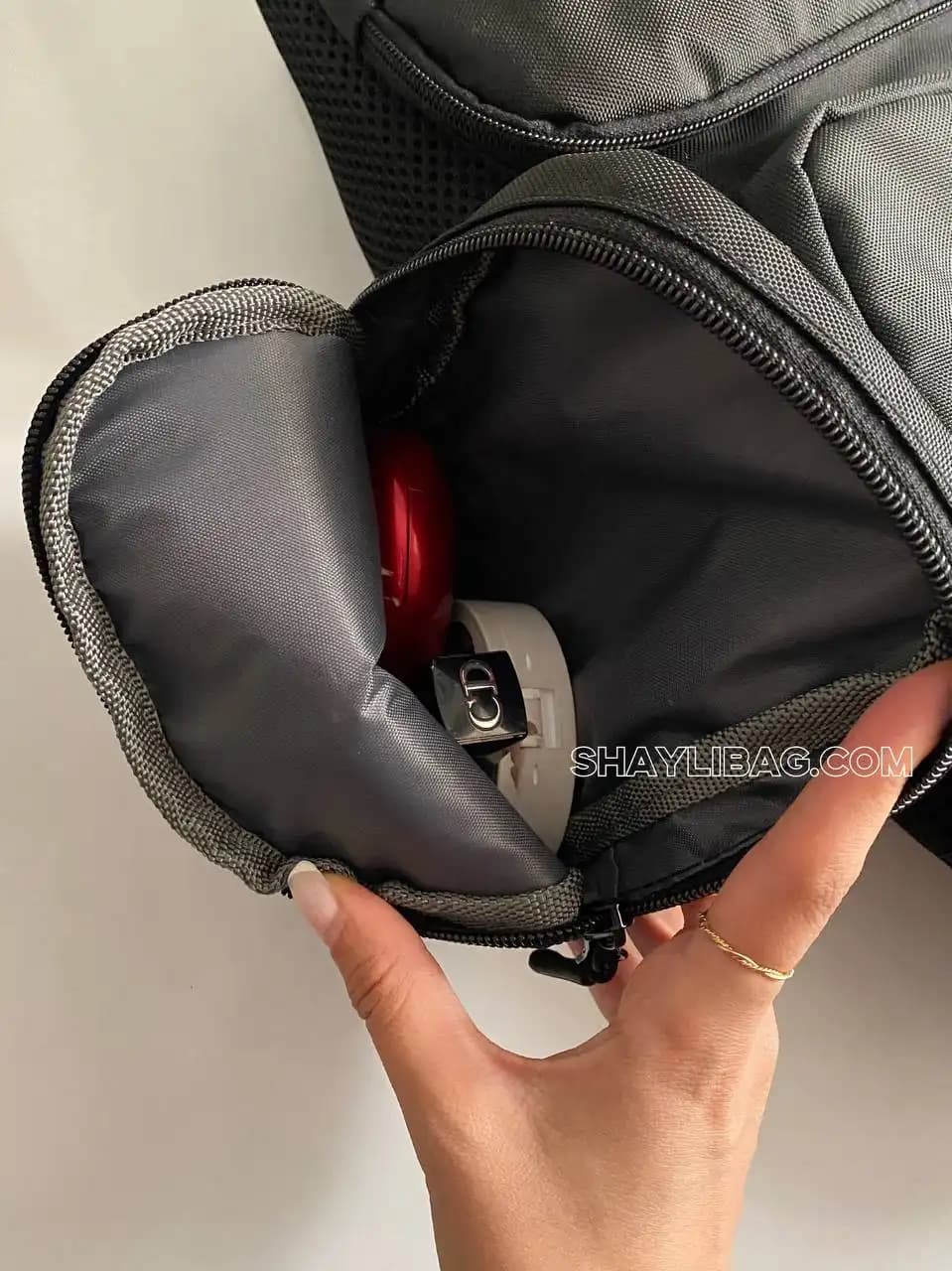 کوله پشتی لپتاپ دانشجویی زنانه و مردانه مدل باتیس — تصویر ۸