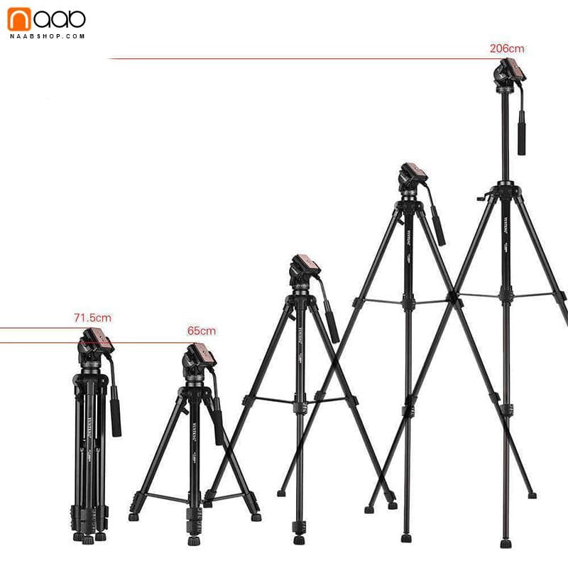 سه پایه دوربین Yunteng VCT-999RM Video Tripod — تصویر ۵