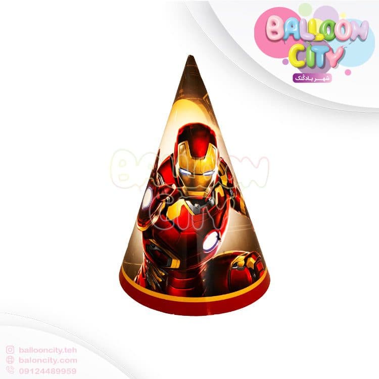 کلاه تم تولد طرح مرد اهنین Iron Man