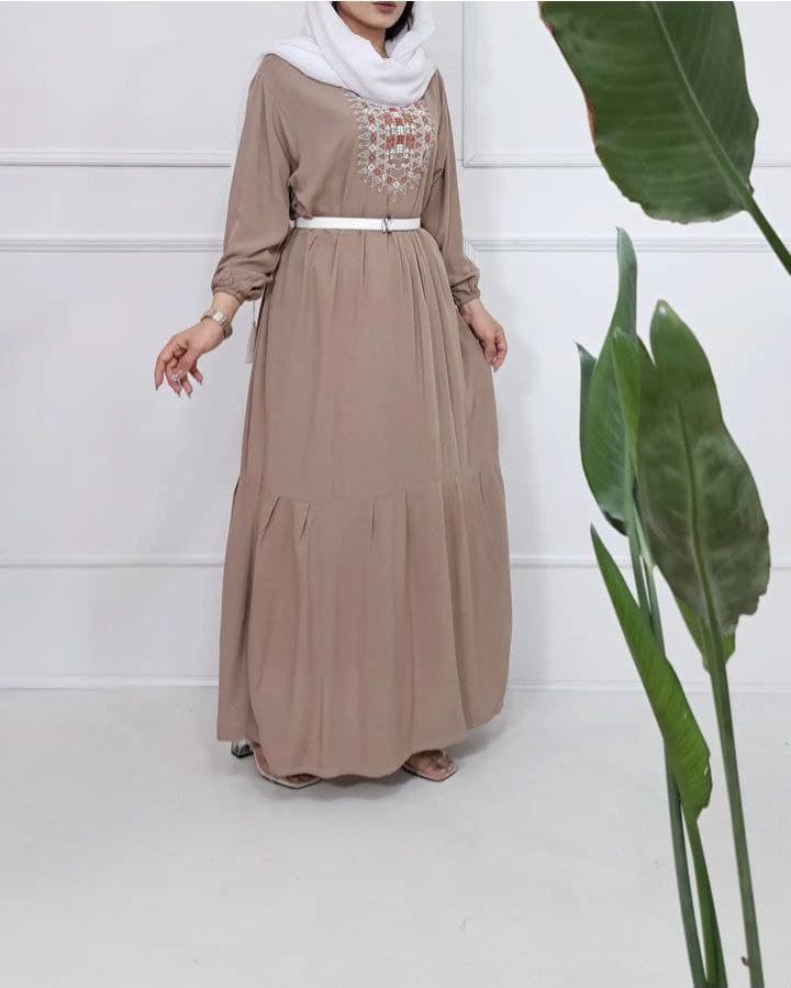 ساحلی ماکسی نخی ایدا چاپی _ کد2471 — تصویر ۹