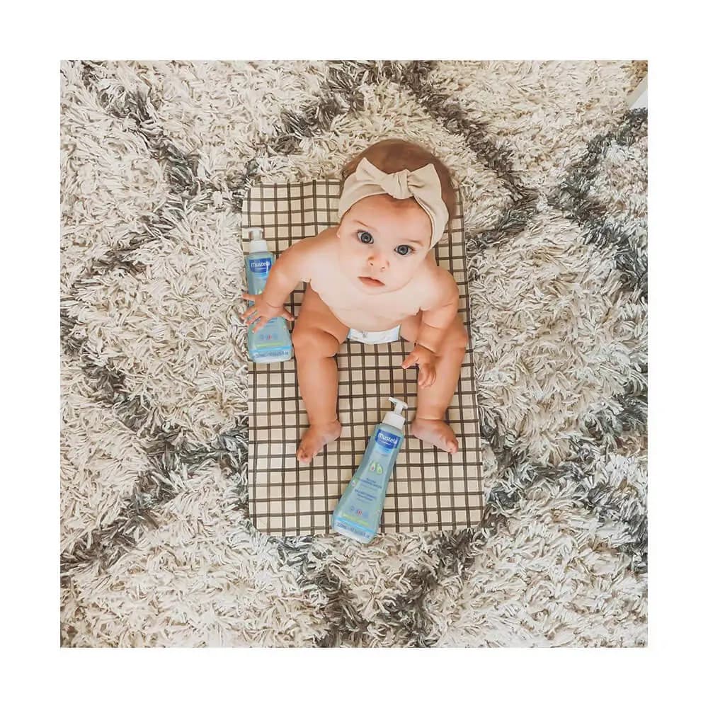 محلول پاک کننده پوست کودک موستلا Mustela حجم 300 میلی لیتر — تصویر ۳