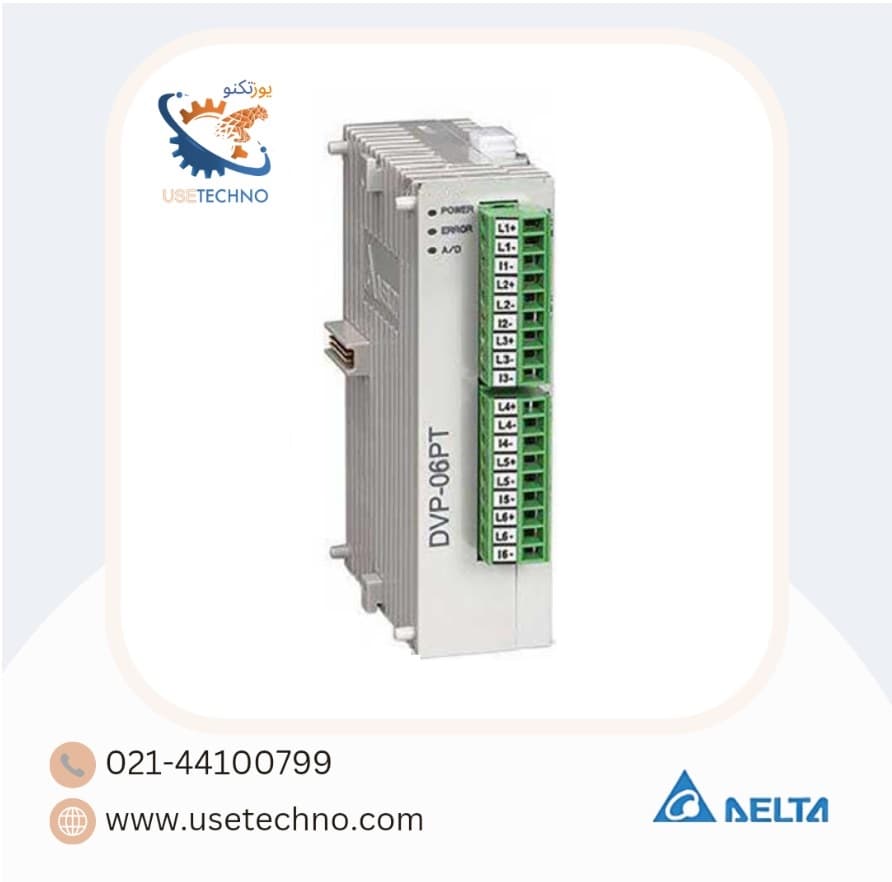 ماژول دما DVP06PT-S دلتا – کارت PLC I/O