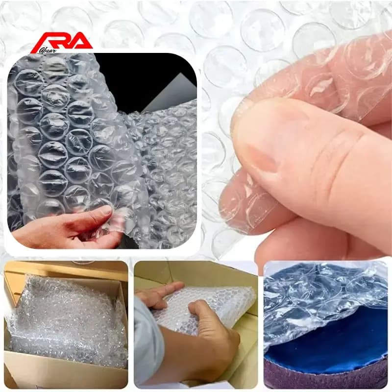 نایلون حبابدار شفاف حباب درشت عرض 180 سانتی متر – درجه یک — تصویر ۳
