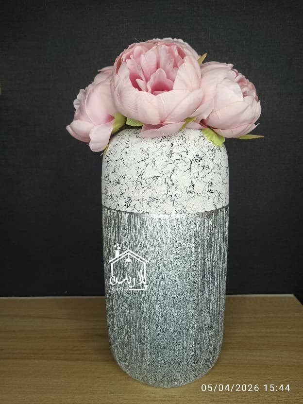 گلدان پتینه سیلور بلند GRAY PATINE 17295