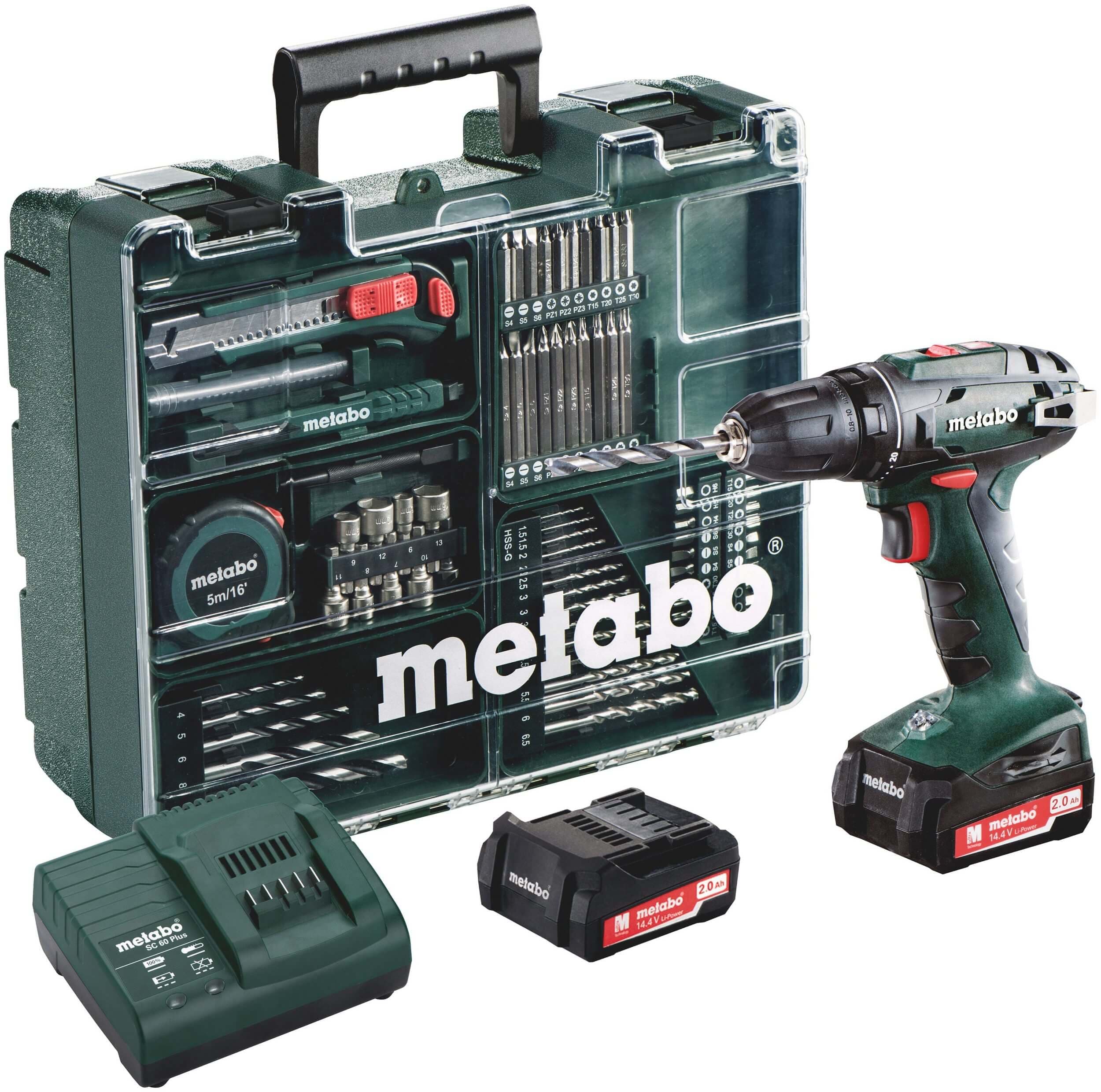 دریل پیچ گوشتی شارژی متابو مدل metabo BS 14-4 Li — تصویر ۲