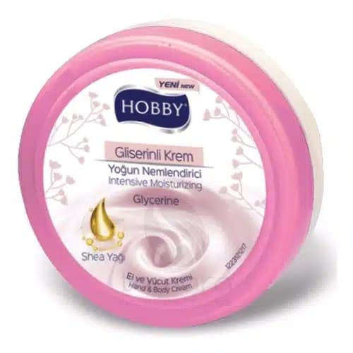 کرم مرطوب کننده دست و صورت مینی (جیبی) هوبی HOBBY حاوی عصاره شی باتر گلیسیرین حجم 20 میل — تصویر ۲