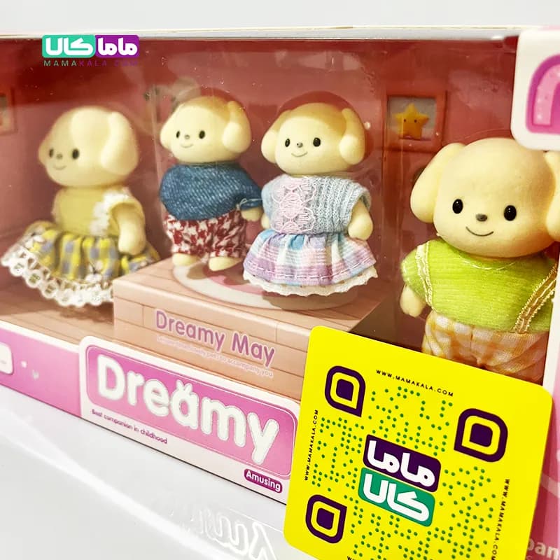 ست فیگور 4 عددی خانواده سگ ها مدل بریتیش برند Dreamy — تصویر ۷