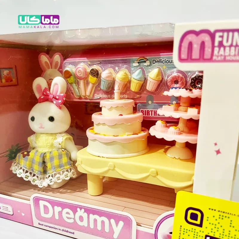 اسباب بازی ست خرگوش با وسایل شیرینی و دسر برند Dreamy — تصویر ۷