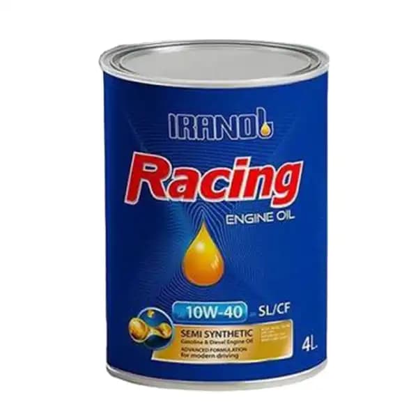 روغن موتور ریسینگ ایرانول 10W/40 SL/CF چهار لیتری اصل — تصویر ۲