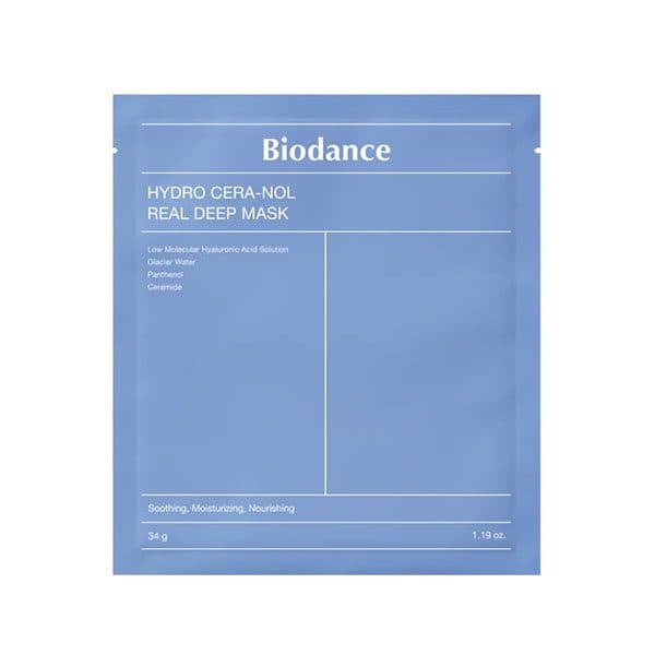 ماسک هیالورونیک اسید بایودنس مدل Hydro Cera-nol Real Deep Mask | BIODANCE — تصویر ۵