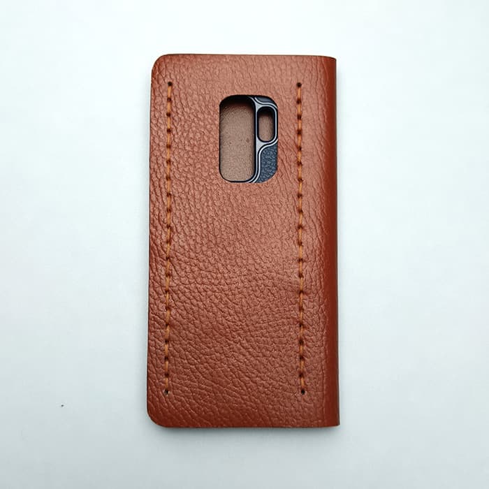 کاور گوشی s9plus چرم طبیعی