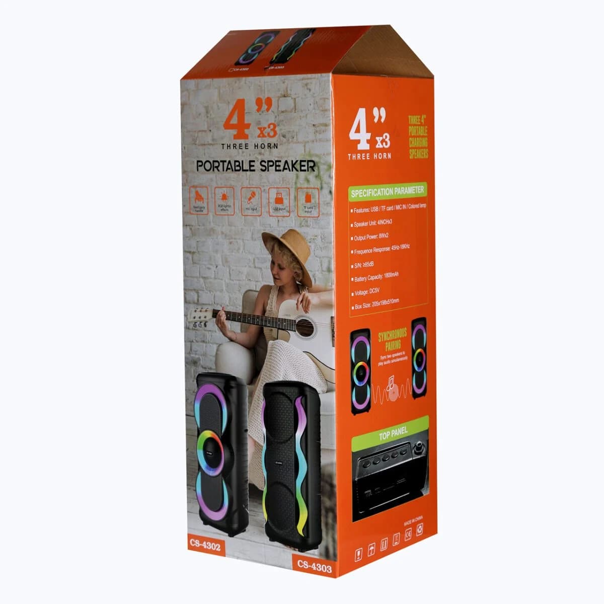 اسپیکر پارتی باکس مدل CS-4303 (پس کرایه)