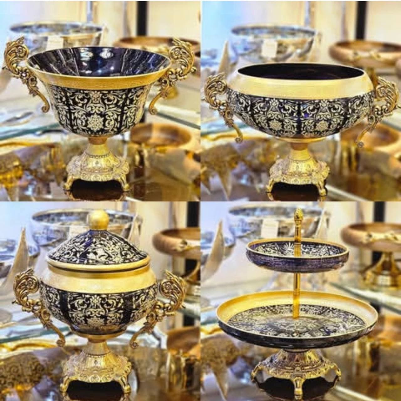 ست پذیرایی | سرویس طلاکوب مدل خاتون کد 263 — تصویر ۵