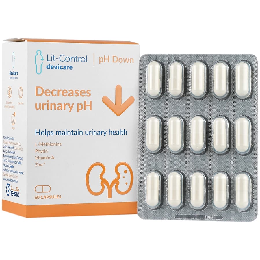کپسول لیت کنترل پی اچ داون بسته 30 عددی