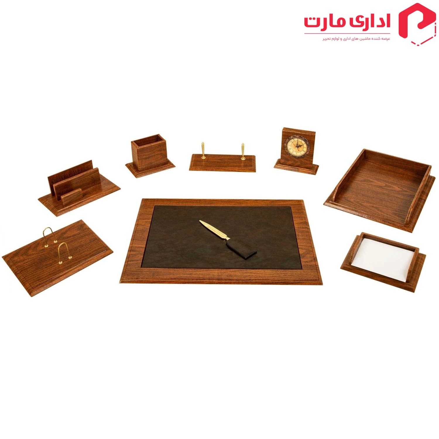 ست رومیزی مدیریتی 9 تیکه قائم کد 509 — تصویر ۲