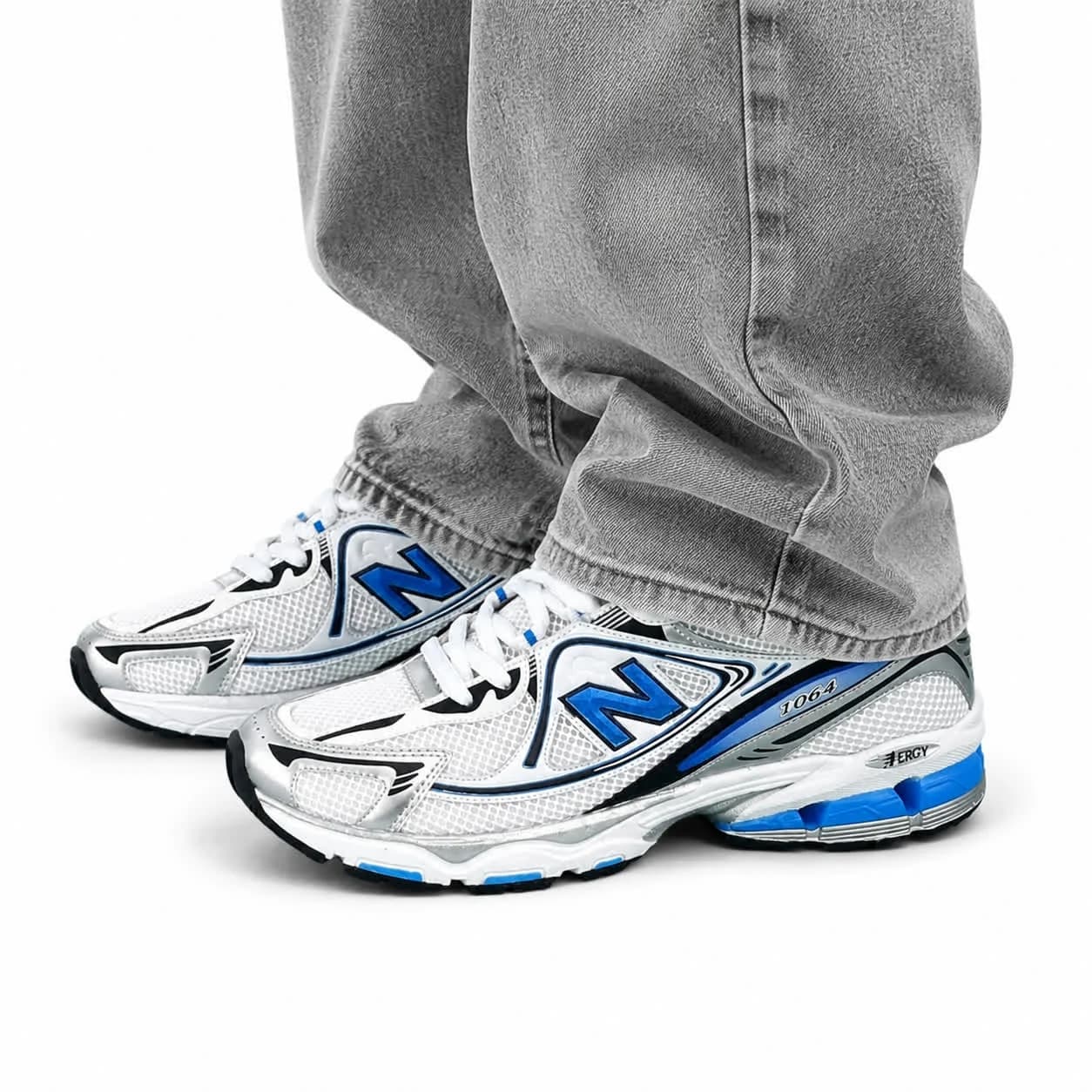 کتونی مردانه مدل نیوبالانس 1064 سفید آبی New Balance1064 — تصویر ۲