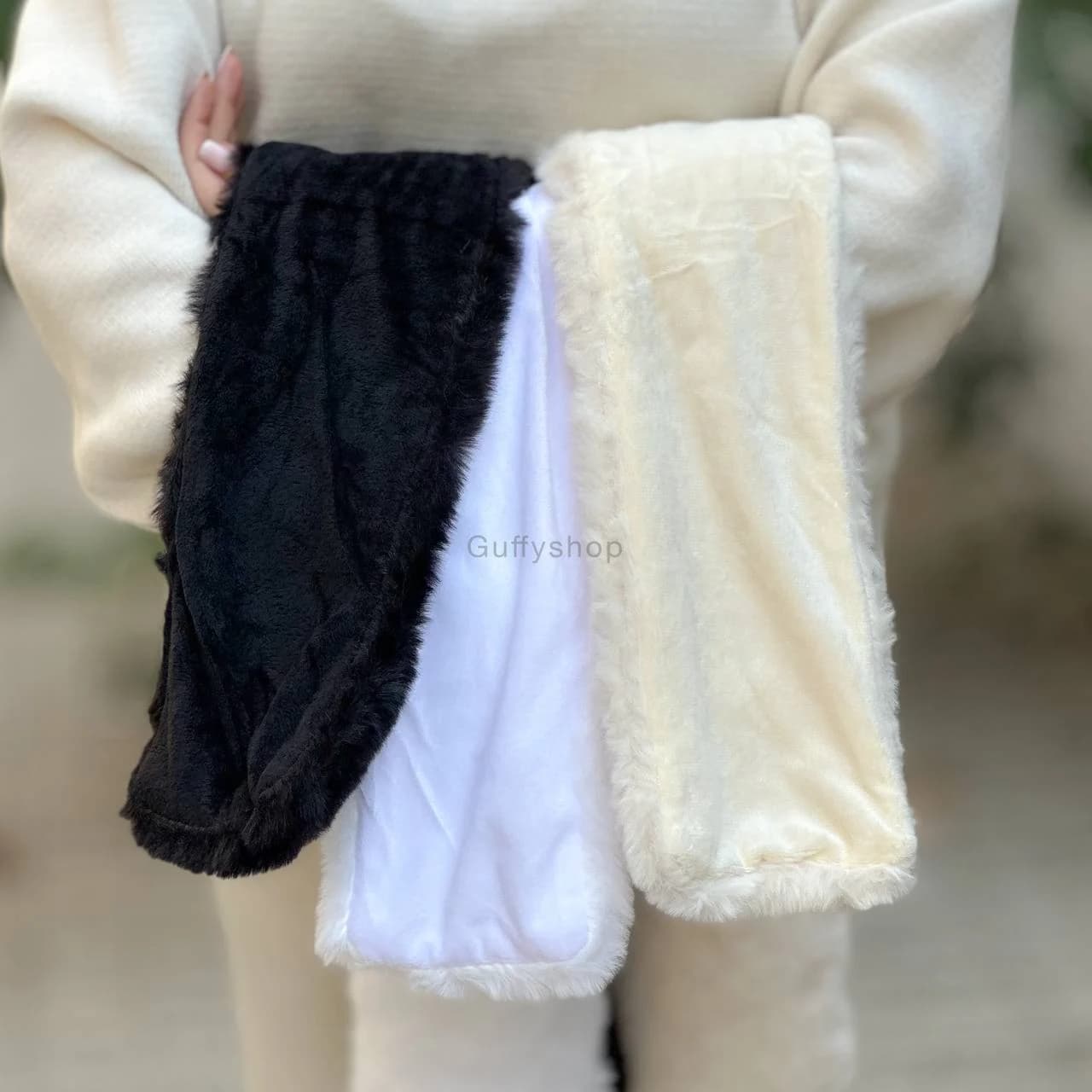 شال گردن خز سگک دار — تصویر ۸