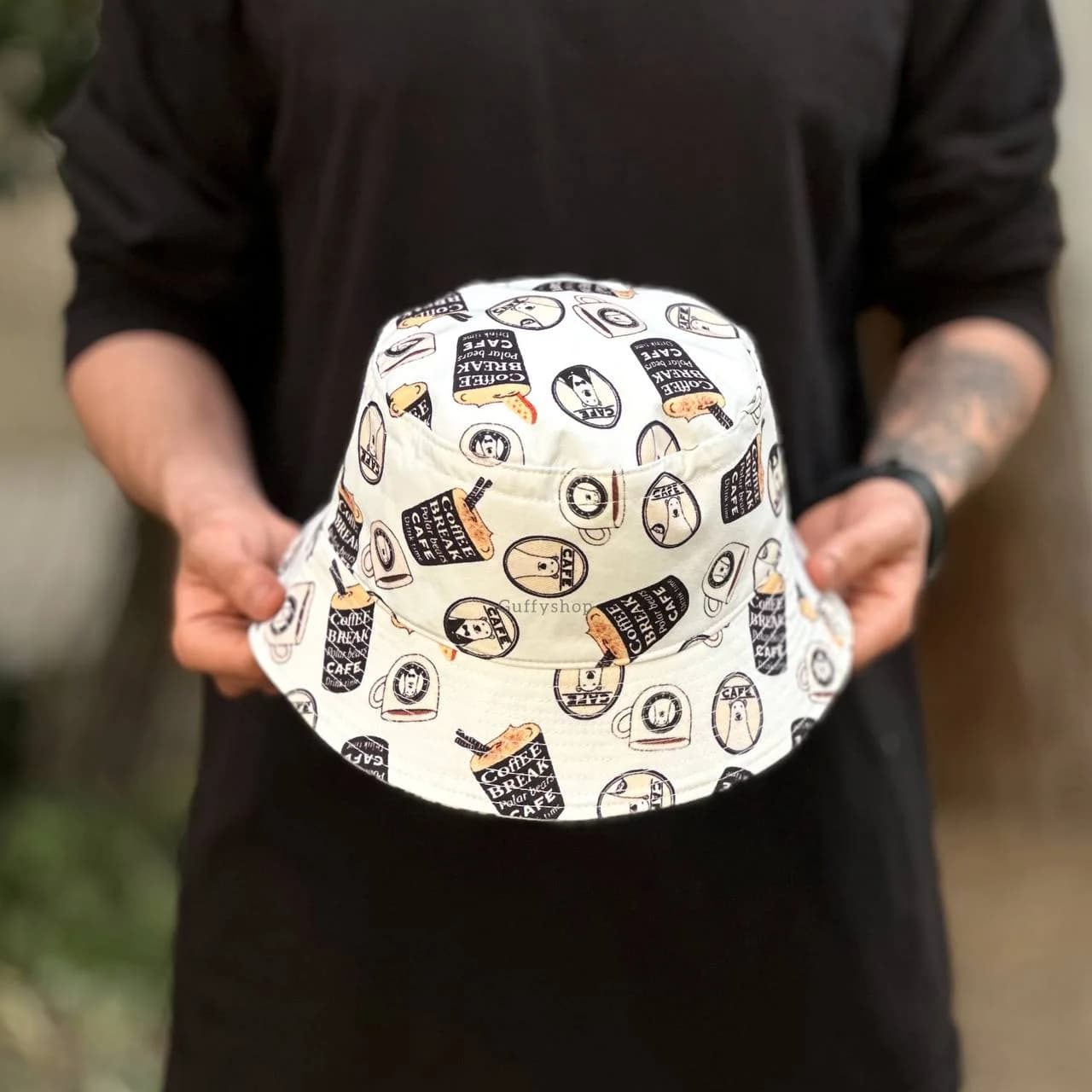 کلاه باکت coffee — تصویر ۳