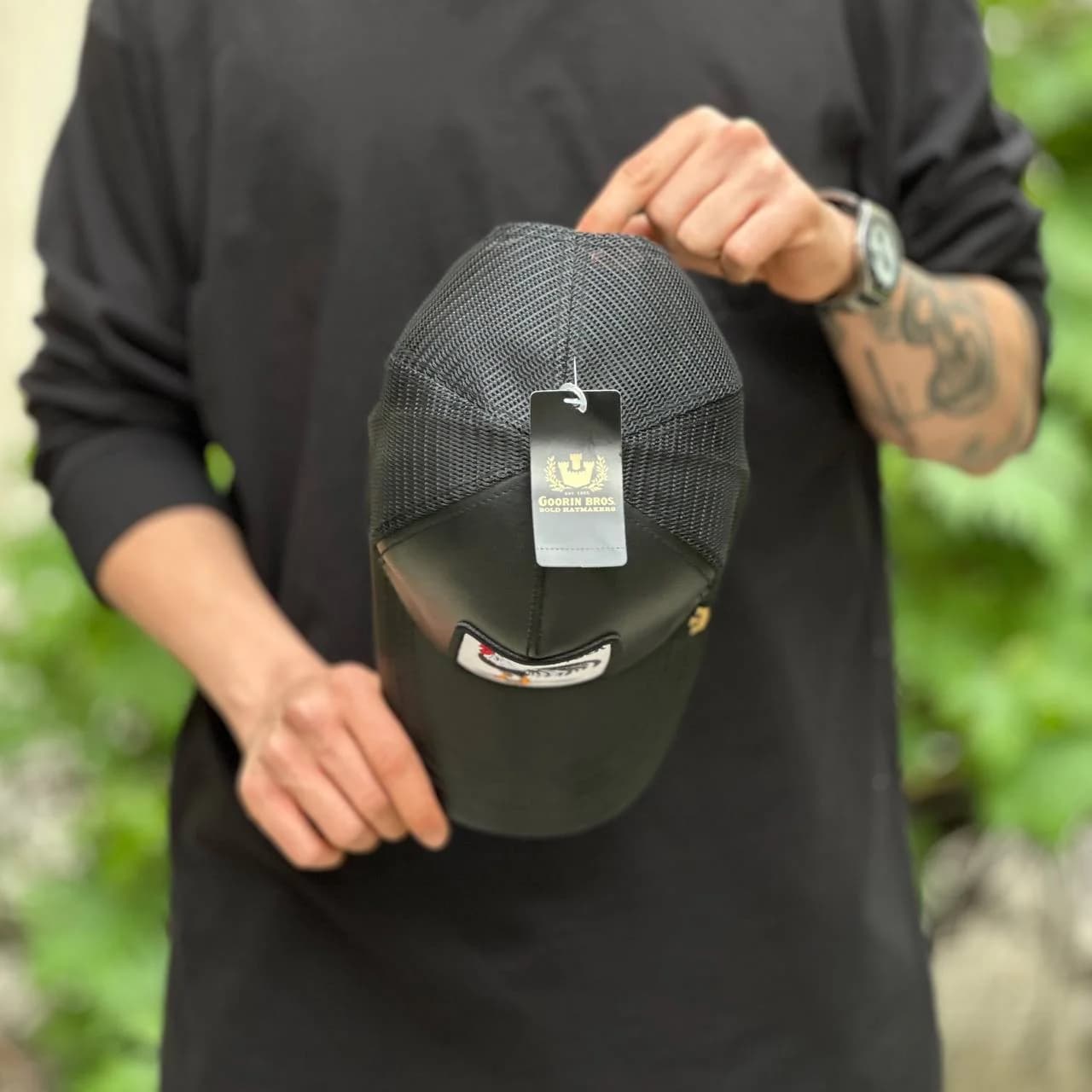 کلاه گورین خروس چرم — تصویر ۵