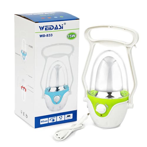 چراغ فانوسی شارژی ویداسی مدل WD-833 — تصویر ۹