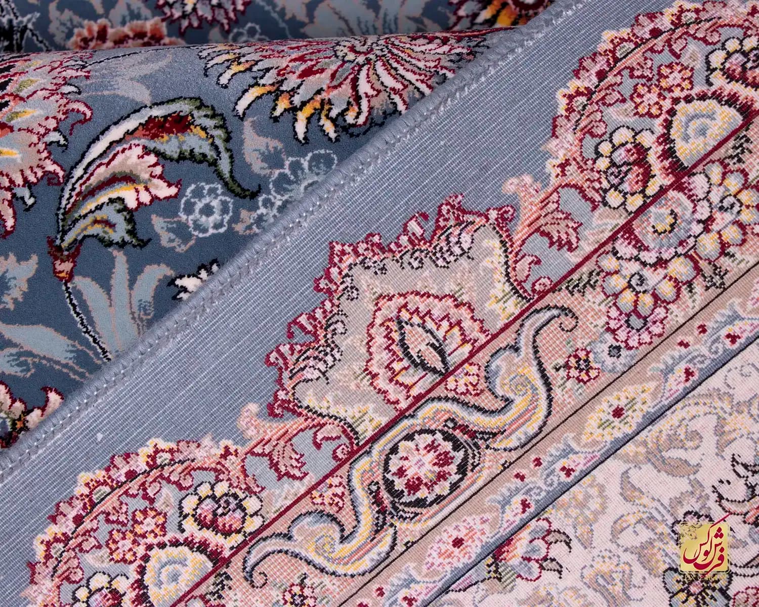 فرش کلاسیک 1211 اطلسی — تصویر ۸