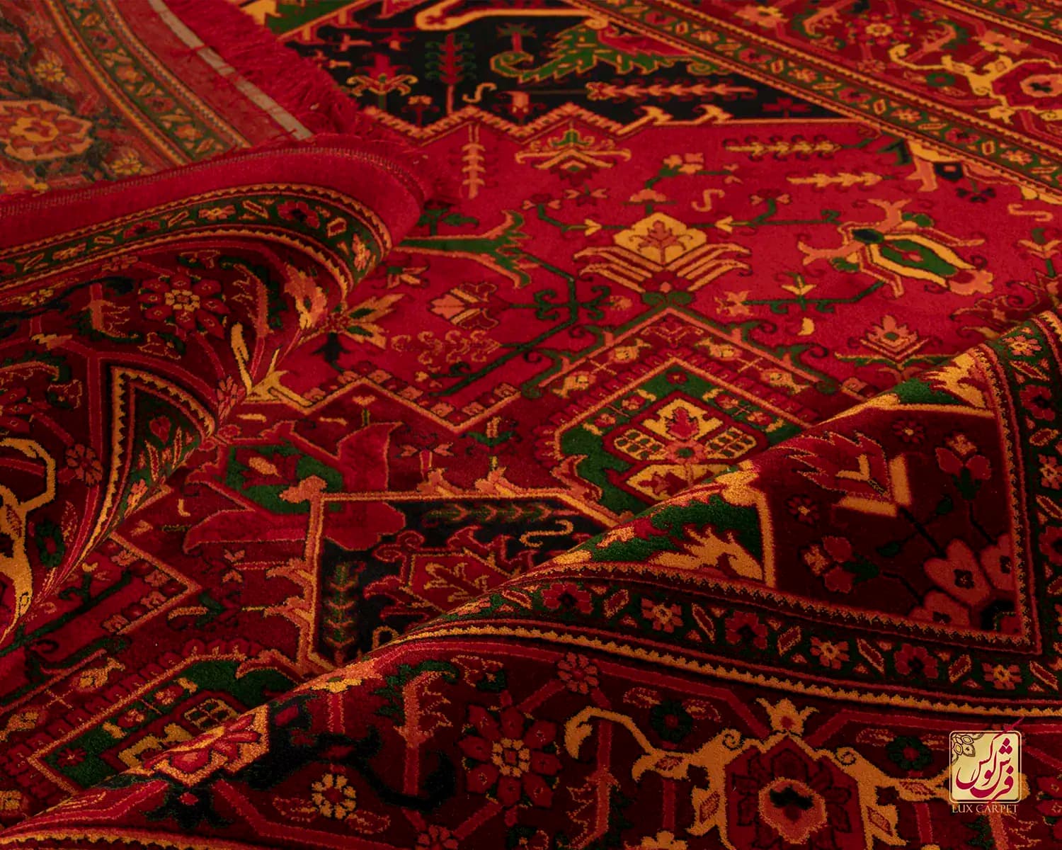 فرش کلاسیک 7055 لاکی — تصویر ۸