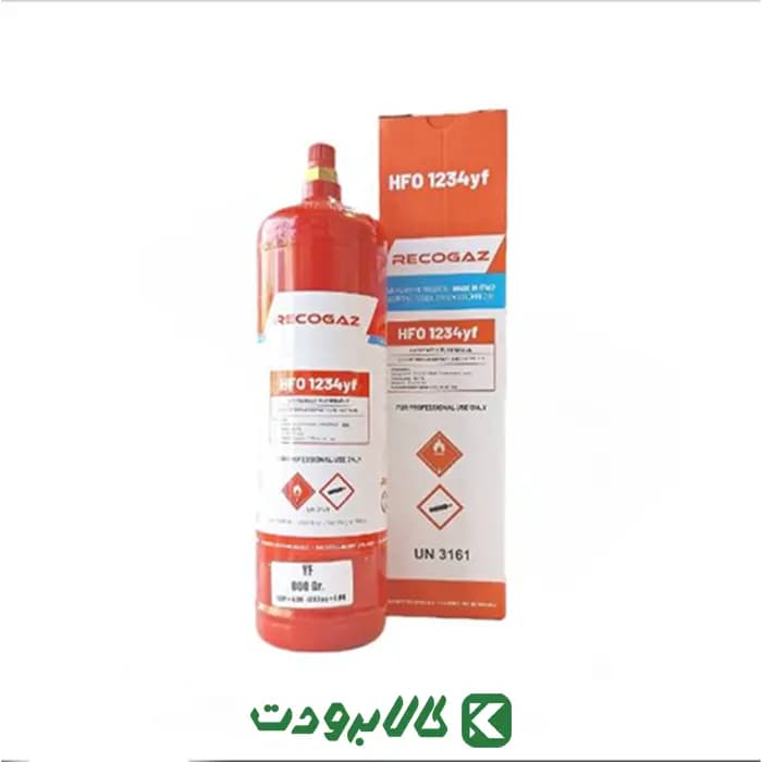 گاز کولر خودرو R1234yf رکو گاز 800 گرمی