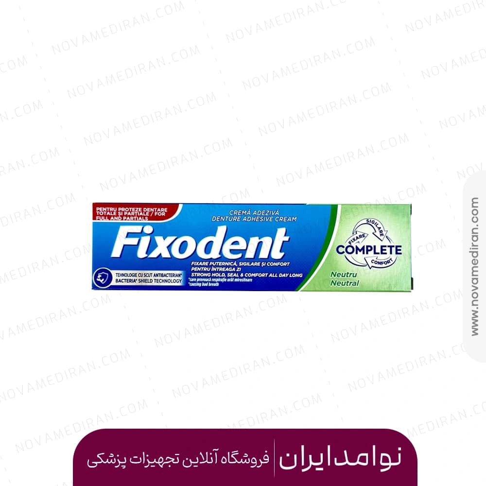 چسب دندان مصنوعی فیکسودنت Fixodent — تصویر ۳