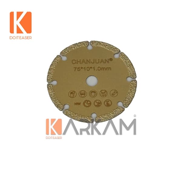تيغ گرد سراميک پرسلان HTG2464-15C75MM کارکم — تصویر ۲