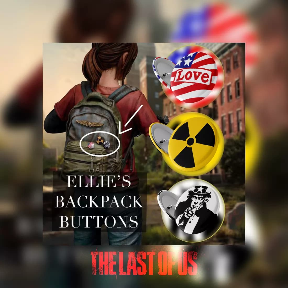 پیکسل کالکشن کیف الی لست آف آس The Last Of Us — تصویر ۳