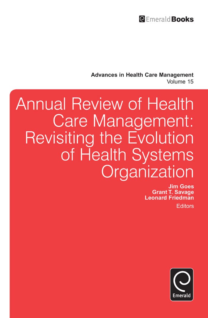 مرور سالانه مدیریت مراقبتهای بهداشتی ۲۰۱۳ <br> Annual Review of Health Care Management 2013