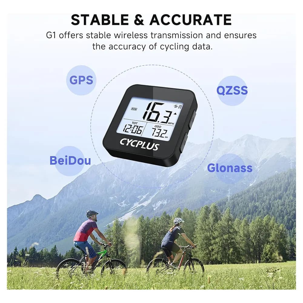 کامپیوتر دوچرخه GPS بیسیم برند CYCPLUS مدل G1 — تصویر ۱۱