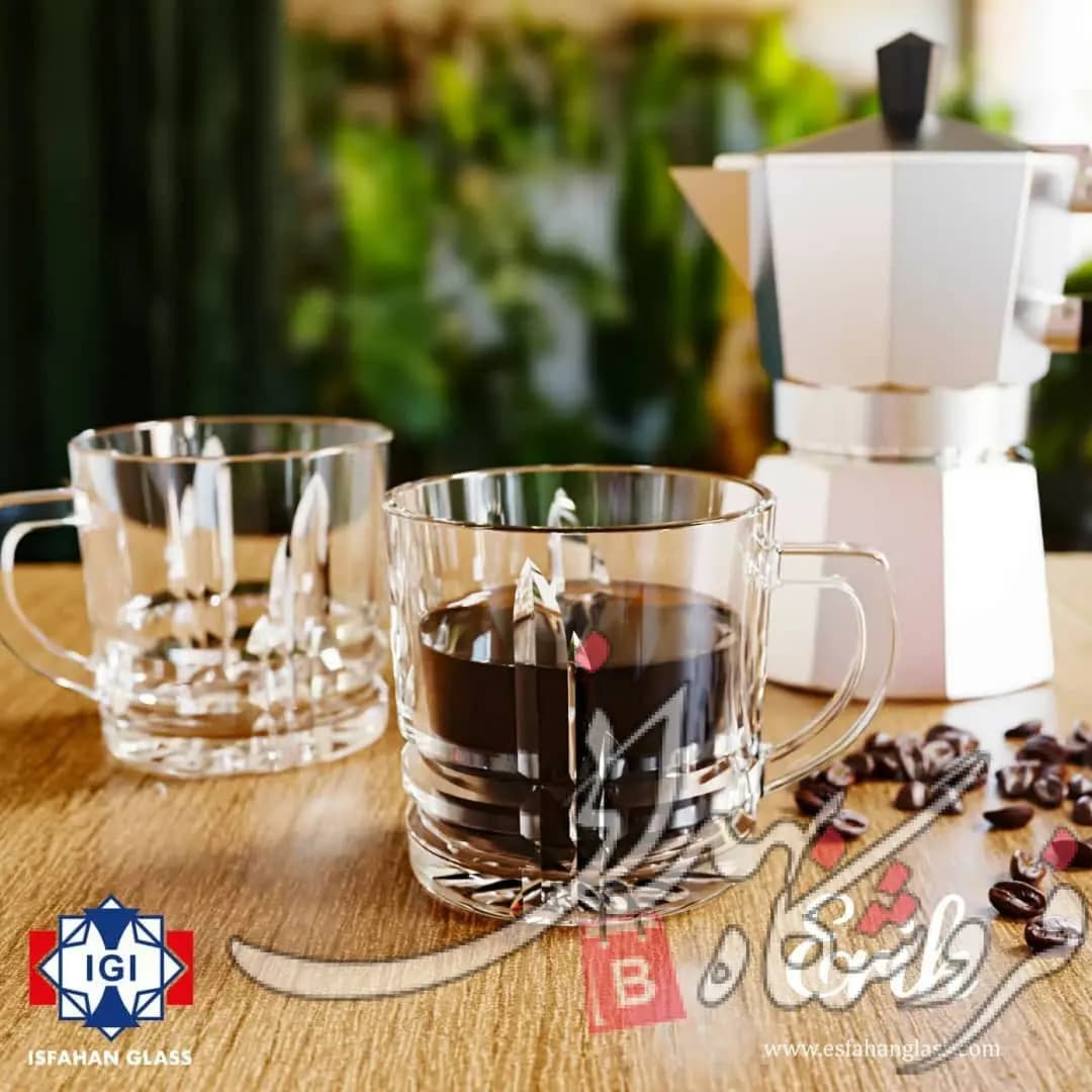 فنجان شیشه ای اریک اصفهان 6 عددی — تصویر ۲
