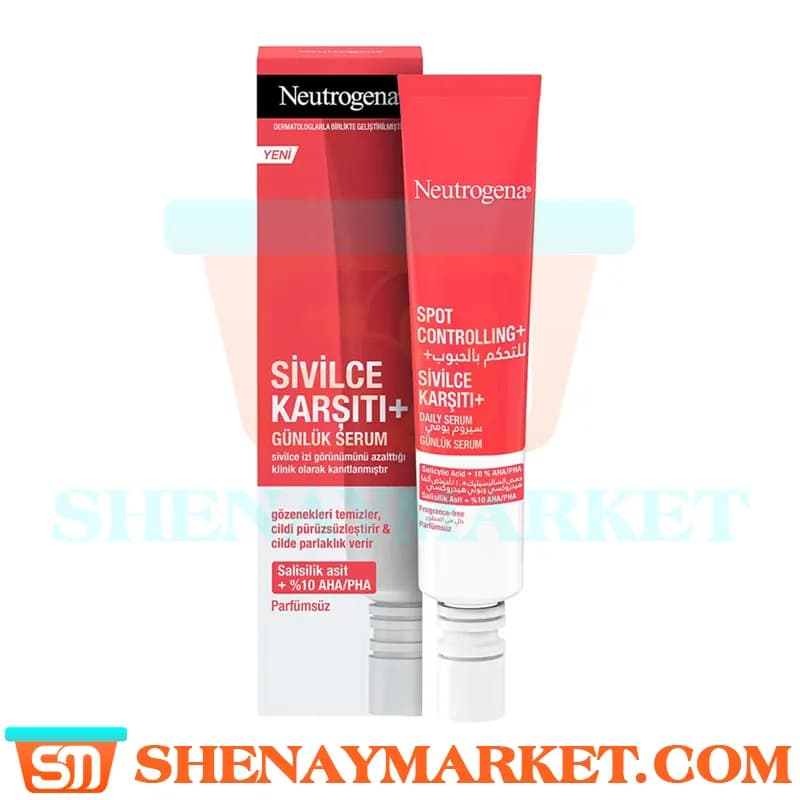 سرم ضد جوش پلاس نوتروژینا Neutrogena Sivilce Karshiti Plus Gunluk Serum — تصویر ۲