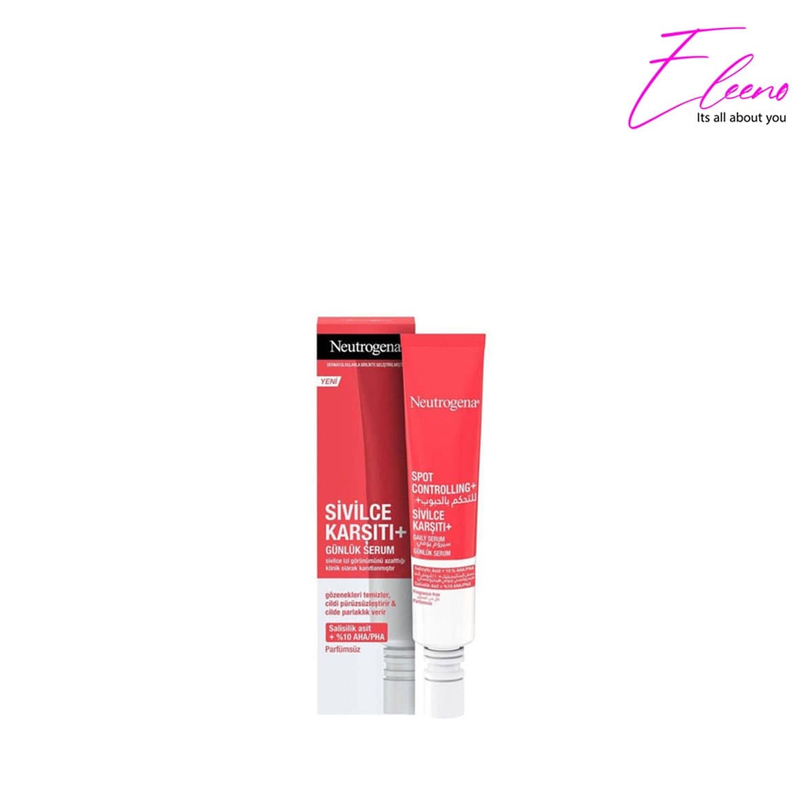 سرم ضد جوش پلاس نوتروژینا Neutrogena Sivilce Karshiti Plus Gunluk Serum — تصویر ۵