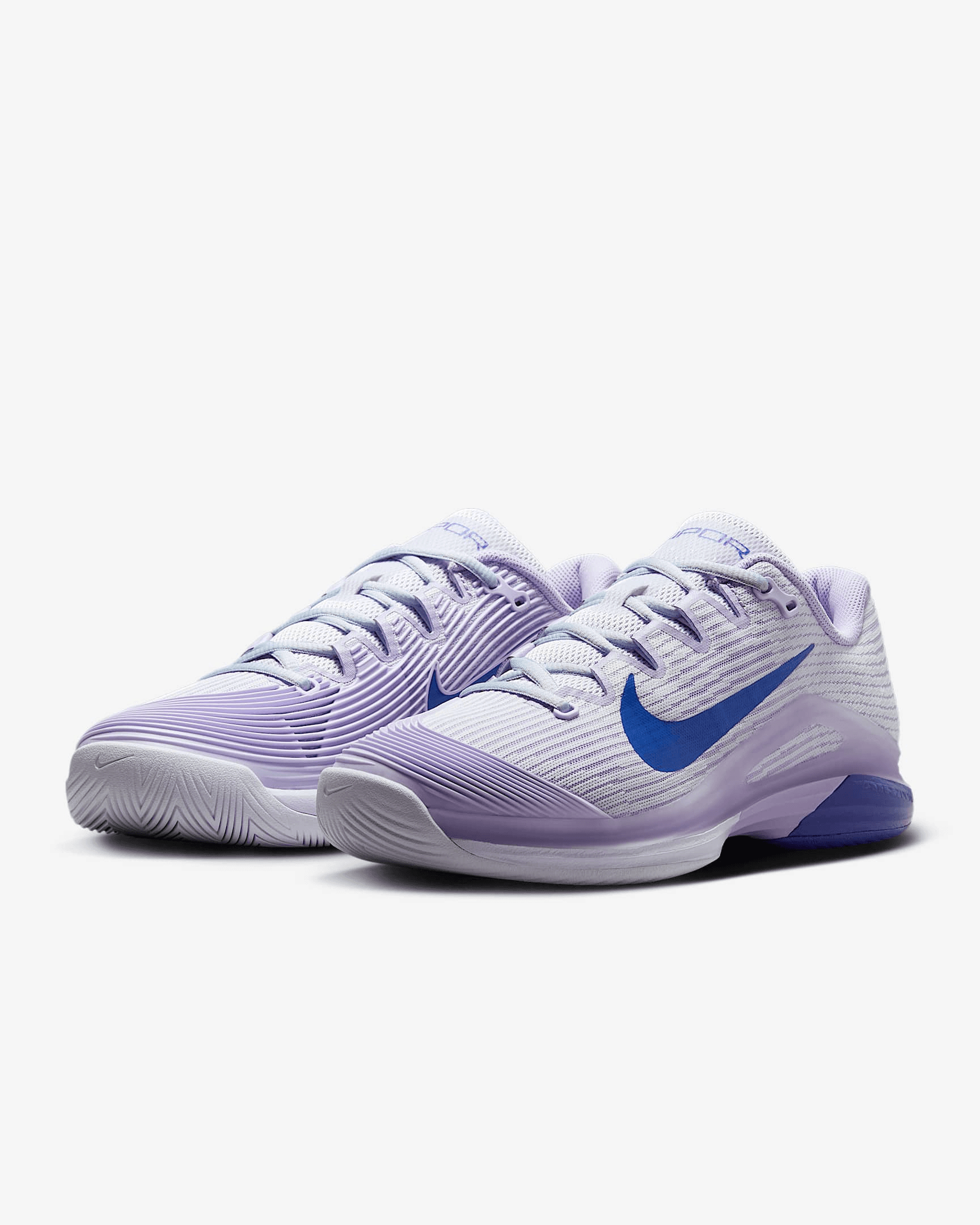 کفش تنیس زنانه نایک Nike Vapor 12 Tennis Shoes- بنفش — تصویر ۴