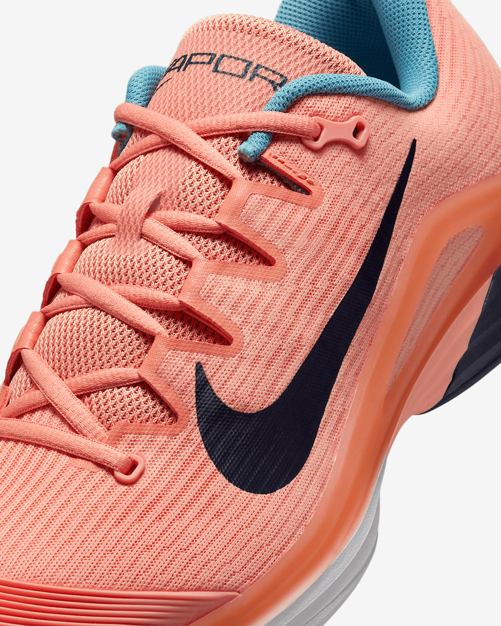کفش تنیس مردانه نایک Nike Vapor 12 Tennis Shoes- گلبهی — تصویر ۷