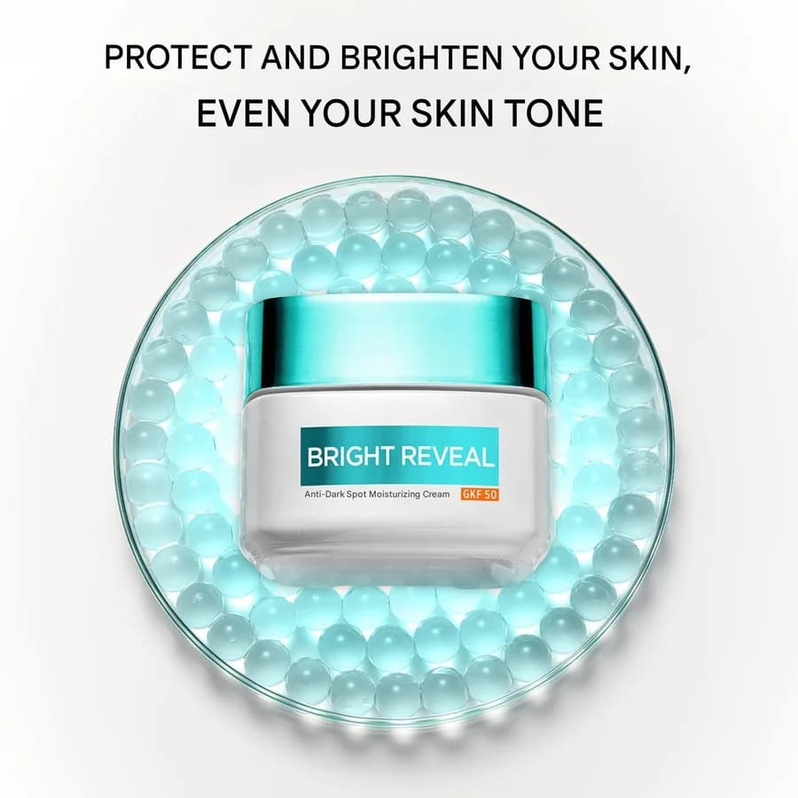 کرم مرطوب کننده و ضد لک لورآل L’Oréal مدل Bright Reveal – حاوی نیاسنامید و با SPF 50 | حجم 50 میلیلیتر — تصویر ۶