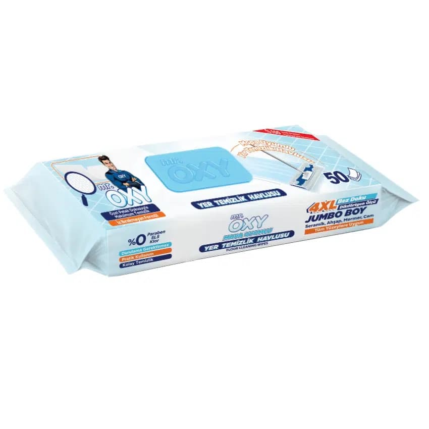 دستمال تی مستر اکسی Mr.OXY- بسته 50 عددی