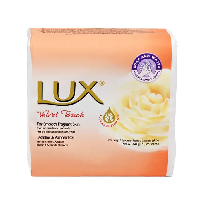 صابون لوکس velvet touch بسته 3 عددی 240 گرمی — تصویر ۲
